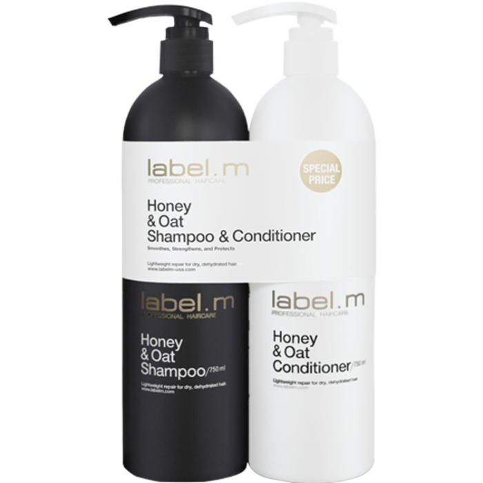 bestøver Opaque vene Label.M Honey & Oat Shampoo & Conditioner Duo | Four Seasons - Wholesale  Tanning Lotion