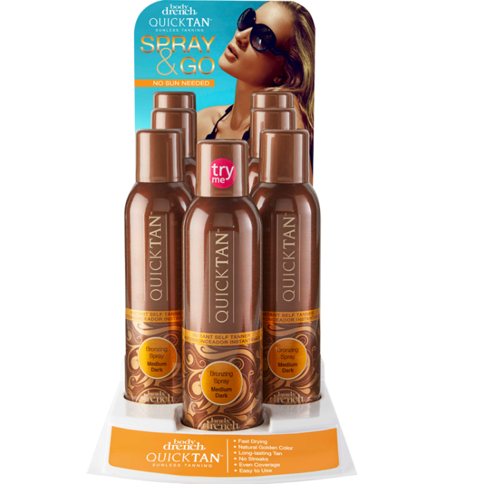 Body Drench Quick Tan Display | Four Seasons - Wholesale Lotion