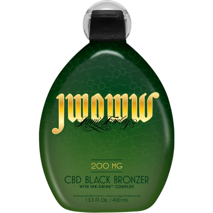 JWOWW CBD Black Bronzer Four Seasons Wholesale Tanning Lotion