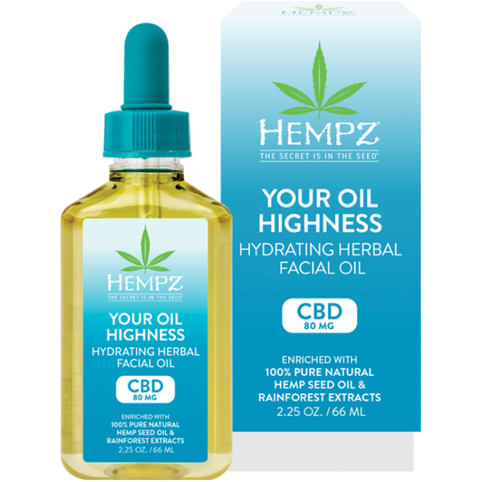 Hempz CBD 80 mg Hydrating Facial Oil Drops Four Seasons Wholesale