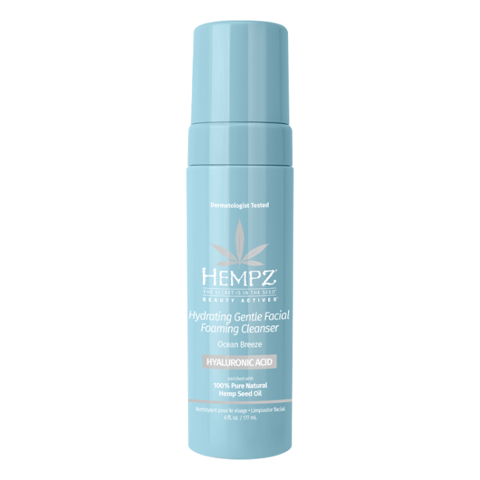 Hempz Ocean Breeze Hydrating Gentle Facial Foaming Cleanser Four