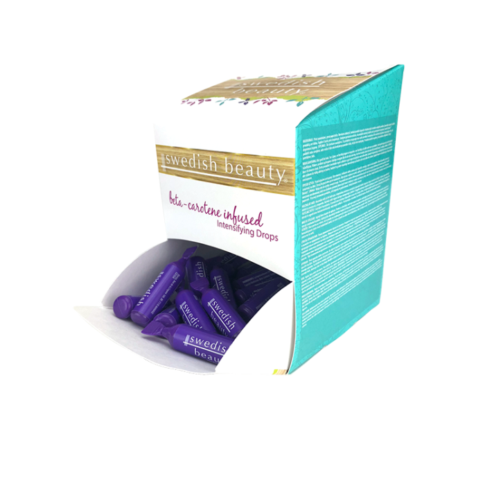 Swedish Beauty Intensifying Drops 40 count Display Four Seasons