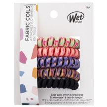 Wet Brush Fabric Coils 5 piece Patterned