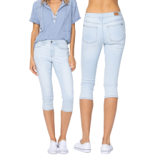 Judy Blue Jeans Mid Rise Inseam Capri