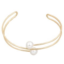 Bracelet Cuff Pearly Charm