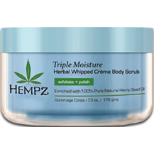 Hempz Triple Moisture Herbal Whipped Creme Body Scrub