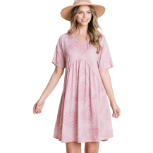 Dress Bandana Print Soft Pink