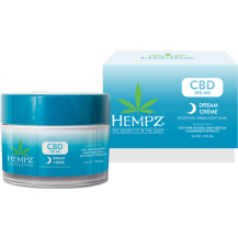 Hempz CBD 100 mg Hydrating Herbal Facial Night Mask