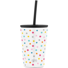 Simple Modern Kids 12 oz. Tumbler Straw-Polka Dot