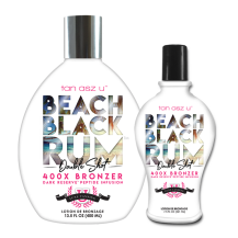 Tan ASZ U Double Shot Beach Black Rum Buy 1 13.5 Get 1 7.5 oz.