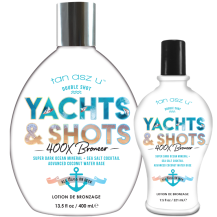 Tan ASZ U Double Shot Yachts & Shots Buy 1 13.5 Get 1 7.5 oz.