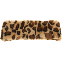 C.C Headwrap Faux Fur-Leopard