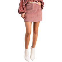 Mini Skirt Corduroy Mauve