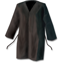 Disposable Black Robe One Size Individual