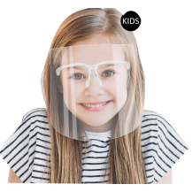 Face Mask Kids Glasses/Shield Clear