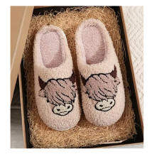 Slippers Highland Cow