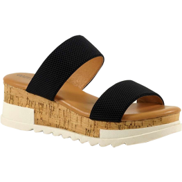 Sandals Platform Slip-On Black