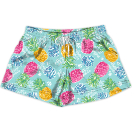 Southern Couture Shorts Tropical Pineapple