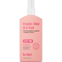 B.Tan Tropic Like It's Hot SPF 15 Dry Tanning Oil
