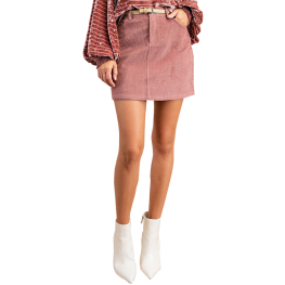 Mini Skirt Corduroy Mauve